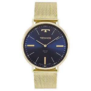 Relógio Technos Unissex Slim Dourado 2025LTKS/4A