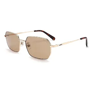 Óculos Solar Colcci C0281e10an Dourado Brilho Lente Marrom