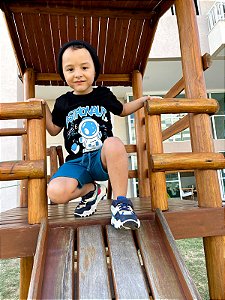 Camiseta Estampa Astronauta Infantil Masculino