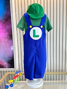 Conjunto Fantasia Infantil Luigi
