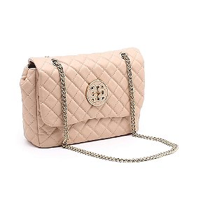 Bolsa Shoulder Bag Olivia Couro Matelassê Seda Capodarte - M