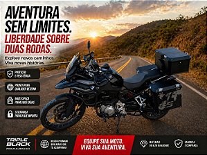 BAUS LATERAIS ALUMINIO 38/35lts ou 48/45lts BMW F850 GS E ADVENTURE