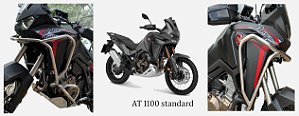 PROTETOR DE MOTOR E CARENAGEM AFRICA TWIN AT 1100L DCT / ENTRADA  ESCOVADO