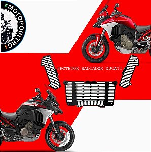Protetor De Radiador Multistrada Ducati V4s / V4 Rally
