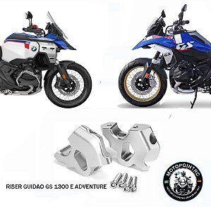 RISER GUIDÃO BMW R1300 GS E ADVENTURE