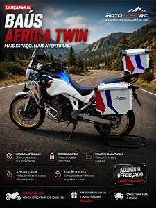 KIT BAUS LATERAL + SUPORTE LATERAL HONDA AFRICA TWIN CRF1100