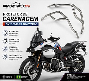 ROTETOR DE CARENAGEM BMW F 900 GS ADVENTURE EM INOX