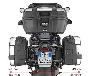 SUPORTE MALA LATERAL GIVI OUTBACK R1300GS PRETO