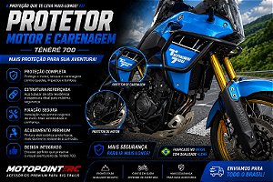 PROTETOR MOTOR E CARENAGEM YAMANHA 700 TENERE
