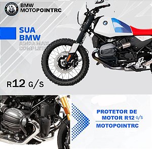 Protetor Motor BMW R12 G/S Preto Motopointrc