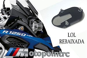 AMPLIADOR DA BASE DO DESCANSO LATERAL BMW R1200 GS / ADV KIT REBAIXADO