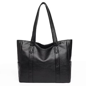 Bolsa Shopper PU Zíper