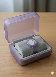 Relógio Casual Moderno Transparência