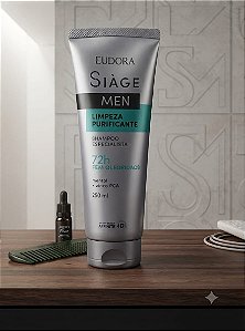 Shampoo Limpeza Purificante Men- Eudora
