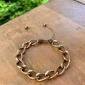PULSEIRA CORRENTE BÁSICA DOURADA