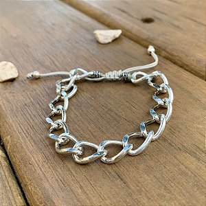 PULSEIRA CORRENTE BÁSICA PRATEADA
