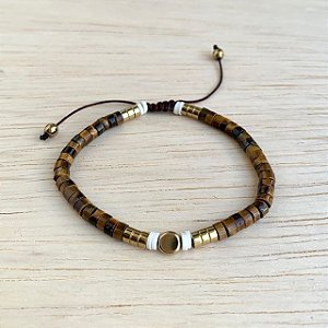 PULSEIRA OLHO DE TIGRE E HEMATITA