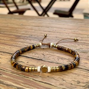PULSEIRA OLHO DE TIGRE E HEMATITA