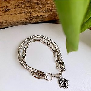 PULSEIRA CORRENTE COM STRASS
