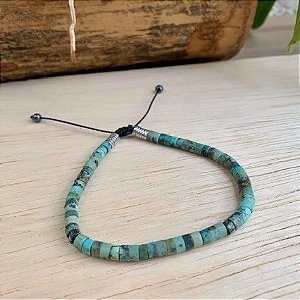 PULSEIRA PEDRA TURQUESA AFRICANA