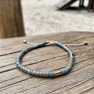 PULSEIRA RAINBOW SLYN CINZA CHUMBO