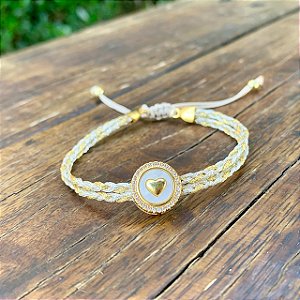 PULSEIRA CORDÃO MARROQUINO CORAÇÃO