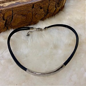 COLAR CHOKER SLYN PRATEADO