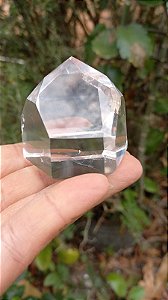 Ponta de cristal Transparente Polida Extra