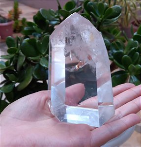 Cristal Transparente com Arco-íris
