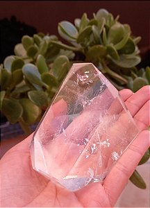Cristal Transparente Polido Forma Livre