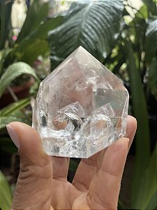 Ponta Cristal Transparente Polida