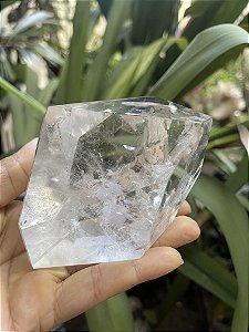 Cristal Transparente com Arco- Iris