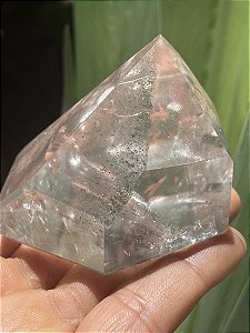 Ponta Cristal Transaprente com Clorita