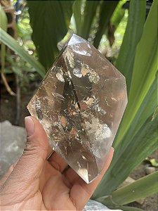 Cristal Fumê com Toque Citrinado