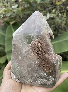 Quartzo Lodolita Ponta Cristal Xamã