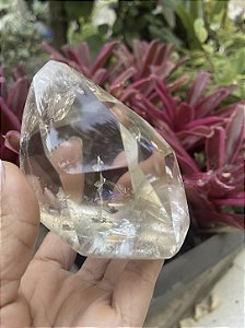 Quartzo Transparente com arco-íris