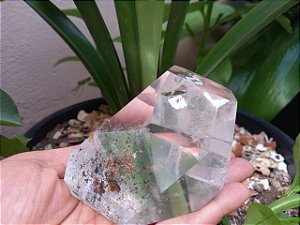 Cristal transparente Polido com Lodolita