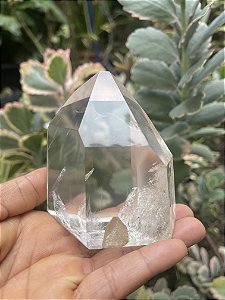 Cristal Transparente de Alta Pureza - Ponta Polida