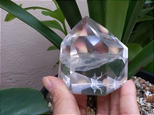 Ponta de Cristal Hialino Transparente Especial 461g