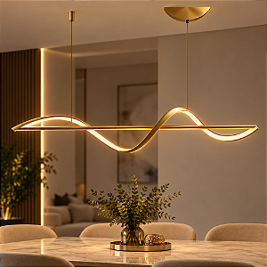LUSTRE PENDENTE INFINITY SLIM 140CM LED