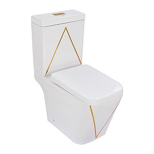 Vaso Sanitário Confort Plus Gold Line - Caixa Acoplada