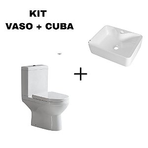 Kit Cuba Jamari 48x38 + Vaso Sanitário Smart Fit