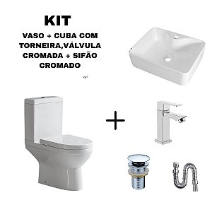 Kit Cuba Jamari 48x38 + Vaso Smart Fit + Acessórios