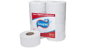 PAPEL HIGIENICO ROLAO LUXO 300M C/ 8UN - ISAPEL