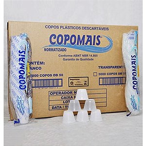 Copo 50ML C/ 100UN - Copomais