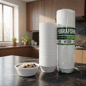 POTE ISOPOR HF 300 C/ TP 400UN - FIBRAFORM