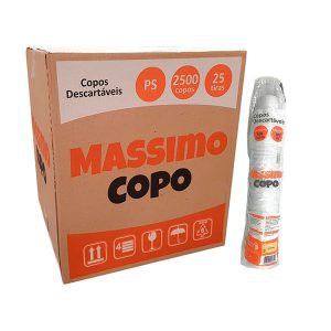 COPO 300ML 100UN - MASSIMO
