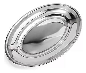 TRAVESSA RASA INOX 20CM