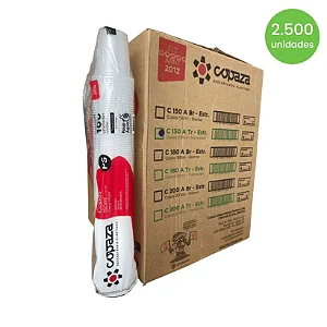 COPO DESCARTAVEL 150ML C/ 100UN TRANSPARENTE FV 2012 - COPAZA