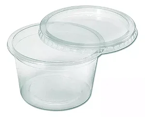 KIT POTE REDONDO 200ML TR PP 500UN ULTRA